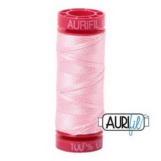 Aurifil Mako 12wt 55yd Baby Pink