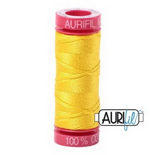 Aurifil Mako 12wt 55yd Canary