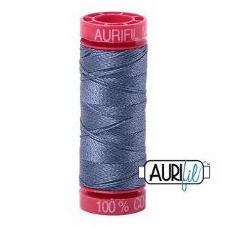 Aurifil Mako 12wt 55yd Grey Blue