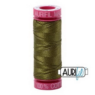 Aurifil Mako 12wt 55yd Olive