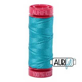 Aurifil Mako 12wt 55yd Turquoise