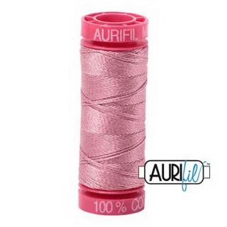 Aurifil Mako 12wt 55yd Victorian Rose