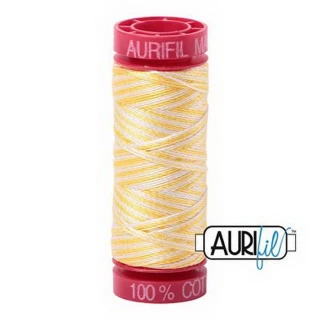 Aurifil Mako 12wt Var 55yd Lemon Ice