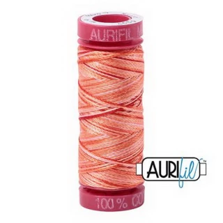 Aurifil Mako 12wt Var 55yd Mango Mist