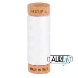 Aurifil Cotton Mako Thread 80wt 280m WHITE