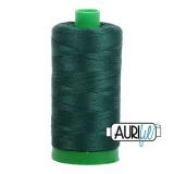 Aurifil Cotton Mako Thread 40wt 1000m Box of 6 MEDIUM SPRUCE