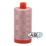 Aurifil Cotton Mako Thread 50wt 1300m Box of 6 ANTIQUE BLUSH