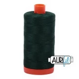 Aurifil Cotton Mako Thread 50wt 1300m Box of 6 FOREST GREEN