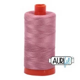 Aurifil Cotton Mako Thread 50wt 1300m Box of 6 VICTORIAN ROSE