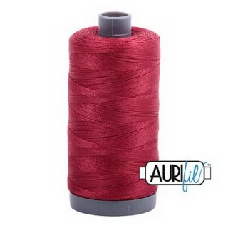 Aurifil Cotton Mako Thread 28wt 820yd 6ct BURGUNDY