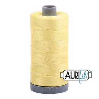 Aurifil Cotton Mako Thread 28wt 820yd 6ct LEMON