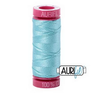 Aurifil Mako 12wt 55yd Light Turquoise