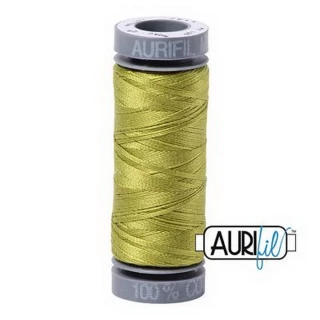 Aurifil Mako Cotton 28wt 110 yds LIGHT LEAF GREEN