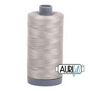 Cotton Mako Thread 28wt 820yd 6ct LIGHT GRAY