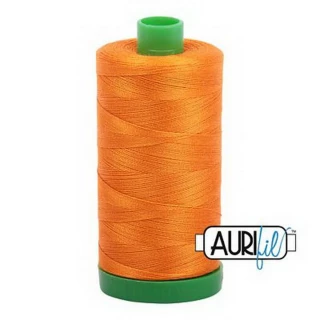 Cotton Mako Thread 40wt 1000m 6ct BRIGHT ORANGE BOX06