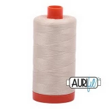 Cotton Mako Thread 50wt 1300m 6ct LIGHT BEIGE BOX06