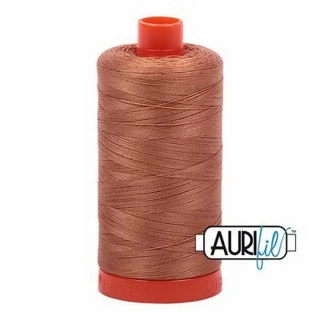 Cotton Mako Thread 50wt 1300m 6ct LIGHT CHESTNUT BOX06