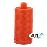 Cotton Mako Thread 50wt 1300m 6ct NEON ORANGE BOX06