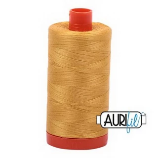 Cotton Mako Thread 50wt 1300m 6ct TARNISHED GOLD BOX06