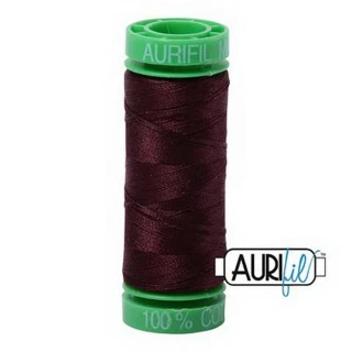 Cotton Mako 40wt 150m 10ct DARK WINE BOX10