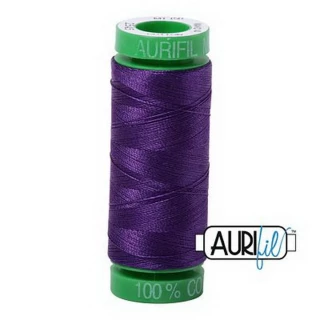 Cotton Mako 40wt 150m 10ct MEDIUM PURPLE BOX10