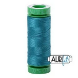 Cotton Mako 40wt 150m 10ct MEDIUM TURQUOISE BOX10