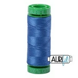 Cotton Mako 40wt 150m 10ct PEACOCK BLUE BOX10