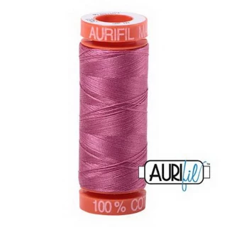 Cotton Mako 50wt 200m 10ct DUSTY ROSE BOX10