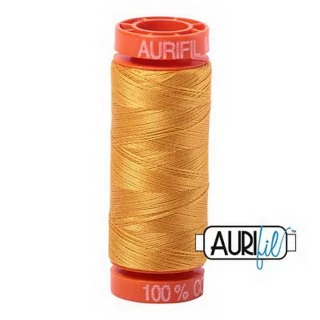 Cotton Mako 50wt 200m 10ct ORANGE MUSTARD BOX10