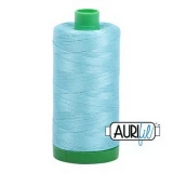 Cotton Mako Thread 40wt 1000m 6ct LIGHT TURQUOISE BOX06