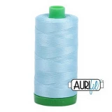 Cotton Mako Thread 40wt 1000m 6ct LT GRAYTURQUOISE BOX06