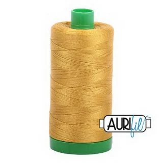 Cotton Mako Thread 40wt 1000m 6ct MUSTARD BOX06