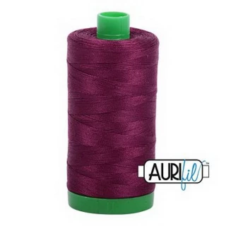 Cotton Mako Thread 40wt 1000m 6ct PLUM BOX06