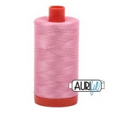 Cotton Mako Thread 50wt 1300m 6ct BRIGHT PINK BOX06