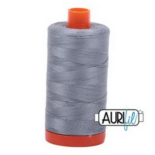 Cotton Mako Thread 50wt 1300m 6ct LIGHT BLUE GRAY BOX06