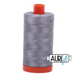 Cotton Mako Thread 50wt 1300m 6ct LIGHT GRAY BOX06