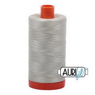 Cotton Mako Thread 50wt 1300m 6ct LIGHT GRAY GREEN BOX06