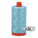 Cotton Mako Thread 50wt 1300m 6ct LIGHT TURQUOISE BOX06