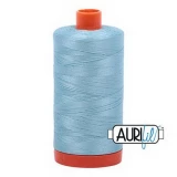 Cotton Mako Thread 50wt 1300m 6ct LT GRAYTURQUOISE BOX06