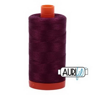 Cotton Mako Thread 50wt 1300m 6ct PLUM BOX06