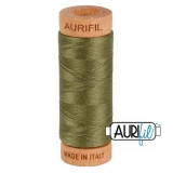 Cotton Mako Thread 80wt 280m ARMY GREEN