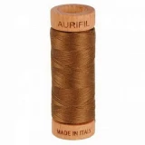 Cotton Mako Thread 80wt 280m DARK ANTIQUE GOLD