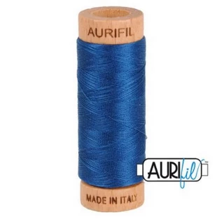 Cotton Mako Thread 80wt 280m MEDIUM DELFT BLUE