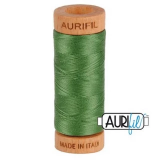 Cotton Mako Thread 80wt 280m VERY DARK GRASS GREEN