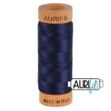 Cotton Mako Thread 80wt 280m VERY DARK NAVY