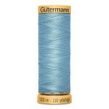 Gutermann Natural Cotton 50wt 100M - Blue Aqua (Box of 3)