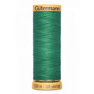 Gutermann Natural Cotton 50wt 100M -Bright Green (Box of 3)