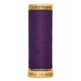 Gutermann Natural Cotton 50wt 100M -Eggplant (Box of 3)