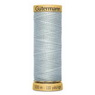 Gutermann Natural Cotton 50wt 100M - Misty Blue (Box of 3)