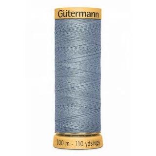 Gutermann Natural Cotton 50wt 100M - Gray Blue (Box of 3)